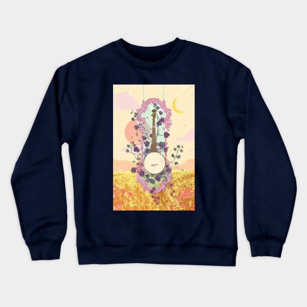 PRETTY BANJO Crewneck Sweatshirt by Showdeer